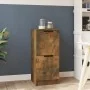 Aparador madera contrachapada color roble ahumado 30x30x70 cm by , Sideboards - Ref: Foro24-817018, Price: 41,56 €, Discount: %