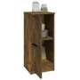Aparador madera contrachapada color roble ahumado 30x30x70 cm by , Sideboards - Ref: Foro24-817018, Price: 41,56 €, Discount: %