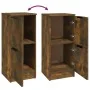 Aparador madera contrachapada color roble ahumado 30x30x70 cm by , Sideboards - Ref: Foro24-817018, Price: 41,56 €, Discount: %