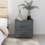 Mesita de noche HAMAR pino macizo gris oscuro 40x35x44,5 cm de , Mesitas de noche - Ref: Foro24-340406, Precio: 47,87 €, Desc...