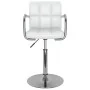 Sillas de comedor giratorias 4 unidades cuero sintético blanco de , Sillas de comedor - Ref: Foro24-3087886, Precio: 244,13 €...