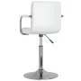 Sillas de comedor giratorias 4 unidades cuero sintético blanco de , Sillas de comedor - Ref: Foro24-3087886, Precio: 244,13 €...