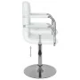 Sillas de comedor giratorias 4 unidades cuero sintético blanco de , Sillas de comedor - Ref: Foro24-3087886, Precio: 244,13 €...