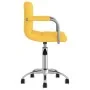 Silla de comedor giratoria de tela amarilla mostaza von , Essstühle - Ref: Foro24-3087976, Preis: 100,62 €, Rabatt: %
