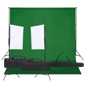 Kit de estudio fotográfico con set de luces y fondo by , Flashes and studio lighting - Ref: Foro24-3094736, Price: 147,05 €, ...