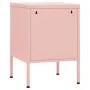 Mesitas de noche 2 uds rosa acero 35x35x51 cm de , Mesitas de noche - Ref: Foro24-3095209, Precio: 135,29 €, Descuento: %