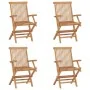 Sillas de jardín plegables 4 unidades madera maciza de teca by , Garden chairs - Ref: Foro24-3096593, Price: 309,97 €, Discou...