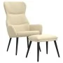 Sillón de relax con reposapiés de tela color crema von , Sessel - Ref: Foro24-3097431, Preis: 120,32 €, Rabatt: %