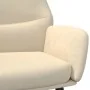 Sillón de relax con reposapiés de tela color crema von , Sessel - Ref: Foro24-3097431, Preis: 120,32 €, Rabatt: %