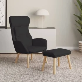Sillón de relax con taburete tela negro von , Sessel - Ref: Foro24-3097756, Preis: 143,23 €, Rabatt: %
