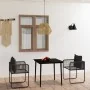 Juego de comedor para jardín 3 piezas negro de , Conjuntos de jardín - Ref: Foro24-3099083, Precio: 249,19 €, Descuento: %