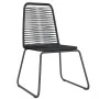 Juego de comedor para jardín 3 piezas negro by , Garden sets - Ref: Foro24-3099095, Price: 217,34 €, Discount: %