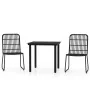 Juego de comedor para jardín 3 piezas negro von , Gartensets - Ref: Foro24-3099167, Preis: 298,22 €, Rabatt: %