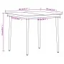 Juego de comedor de jardín 5 piezas negro by , Garden sets - Ref: Foro24-3099144, Price: 295,63 €, Discount: %