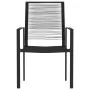 Juego de comedor para jardín 5 piezas negro de , Conjuntos de jardín - Ref: Foro24-3099199, Precio: 291,51 €, Descuento: %