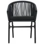 Juego de comedor para jardín 5 piezas negro de , Conjuntos de jardín - Ref: Foro24-3099240, Precio: 452,37 €, Descuento: %