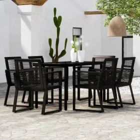 Juego de comedor para jardín 7 piezas negro von , Gartensets - Ref: Foro24-3099152, Preis: 590,90 €, Rabatt: %
