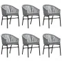 Juego de comedor de jardín 7 piezas ratán sintético gris von , Gartensets - Ref: Foro24-3099254, Preis: 636,98 €, Rabatt: %