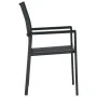 Juego de comedor para jardín 3 piezas negro by , Garden sets - Ref: Foro24-3099263, Price: 201,31 €, Discount: %