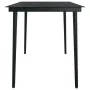 Juego de comedor para jardín 5 piezas negro by , Garden sets - Ref: Foro24-3099277, Price: 329,12 €, Discount: %