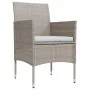 Juego de comedor de jardín 7 piezas con cojines beige y negro von , Gartensets - Ref: Foro24-3099296, Preis: 519,83 €, Rabatt: %