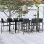 Juego de comedor para jardín 9 piezas negro von , Gartensets - Ref: Foro24-3099280, Preis: 615,08 €, Rabatt: %