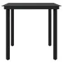 Juego de comedor de jardín 5 piezas con cojines negro de , Conjuntos de jardín - Ref: Foro24-3099330, Precio: 315,28 €, Descu...