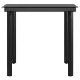 Juego de comedor de jardín 5 piezas con cojines negro by , Garden sets - Ref: Foro24-3099282, Price: 329,24 €, Discount: %