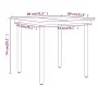 Juego de comedor de jardín 5 piezas con cojines negro by , Garden sets - Ref: Foro24-3099282, Price: 329,24 €, Discount: %