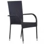 Juego de comedor de jardín 5 piezas negro von , Gartensets - Ref: Foro24-3099379, Preis: 349,93 €, Rabatt: %