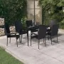 Juego de comedor para jardín 7 piezas negro von , Gartensets - Ref: Foro24-3099398, Preis: 441,64 €, Rabatt: %