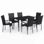 Juego de comedor para jardín 7 piezas negro von , Gartensets - Ref: Foro24-3099398, Preis: 441,64 €, Rabatt: %