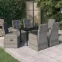Juego de comedor de jardín 7 piezas con cojines gris von , Gartensets - Ref: Foro24-3099476, Preis: 1,00 €, Rabatt: %