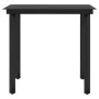 Juego de comedor de jardín 5 piezas con cojines negro von , Gartensets - Ref: Foro24-3099506, Preis: 453,85 €, Rabatt: %