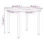 Juego de comedor de jardín 5 piezas con cojines negro von , Gartensets - Ref: Foro24-3099506, Preis: 453,85 €, Rabatt: %