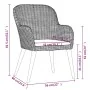 Juego de comedor para jardín 7 piezas con cojines marrón von , Gartensets - Ref: Foro24-3099527, Preis: 905,81 €, Rabatt: %