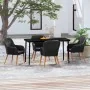 Juego de comedor de jardín 5 piezas con cojines negro von , Gartensets - Ref: Foro24-3099519, Preis: 506,49 €, Rabatt: %