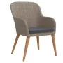 Juego de comedor de jardín 5 piezas con cojines marrón de , Conjuntos de jardín - Ref: Foro24-3099512, Precio: 537,65 €, Desc...