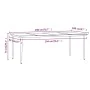 Juego de comedor de jardín 9 piezas y cojines marrón by , Garden sets - Ref: Foro24-3099552, Price: 1,00 €, Discount: %