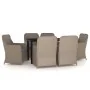 Juego de comedor para jardín 7 piezas con cojines marrón von , Gartensets - Ref: Foro24-3099538, Preis: 953,78 €, Rabatt: %