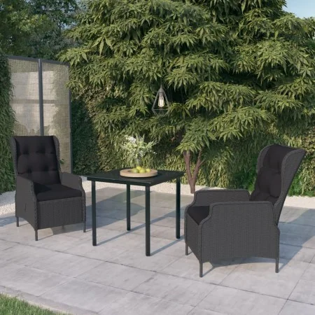 Juego de comedor de jardín 3 piezas gris oscuro by , Garden sets - Ref: Foro24-3099637, Price: 585,28 €, Discount: %
