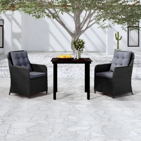 Juego de comedor para jardín 3 piezas negro von , Gartensets - Ref: Foro24-3099559, Preis: 386,70 €, Rabatt: %