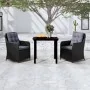 Juego de comedor para jardín 3 piezas negro von , Gartensets - Ref: Foro24-3099559, Preis: 386,70 €, Rabatt: %