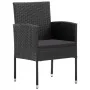 Juego de comedor para jardín 5 piezas negro von , Gartensets - Ref: Foro24-3099614, Preis: 328,54 €, Rabatt: %