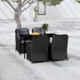 Juego de comedor para jardín 5 piezas negro by , Garden sets - Ref: Foro24-3099573, Price: 859,72 €, Discount: %