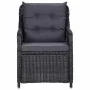 Juego de comedor para jardín 5 piezas negro by , Garden sets - Ref: Foro24-3099573, Price: 859,72 €, Discount: %