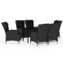 Juego de comedor de jardín 7 piezas gris oscuro de , Conjuntos de jardín - Ref: Foro24-3099640, Precio: 1,00 €, Descuento: %