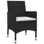 Set comedor de jardín 5 pzas y cojines ratán sintético y vidrio by , Garden sets - Ref: Foro24-3099680, Price: 319,39 €, Disc...