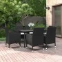Set comedor de jardín 7 pzas y cojines ratán sintético y vidrio von , Gartensets - Ref: Foro24-3099682, Preis: 464,23 €, Raba...