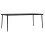 Set comedor de jardín 9 pzas y cojines ratán sintético y vidrio von , Gartensets - Ref: Foro24-3099732, Preis: 705,21 €, Raba...